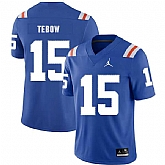 Florida Gators 15 Tim Tebow Blue Throwback College Football Jersey Dzhi,baseball caps,new era cap wholesale,wholesale hats